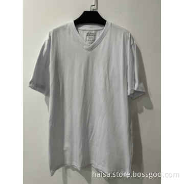 V neck Mens T-shirt Fashion